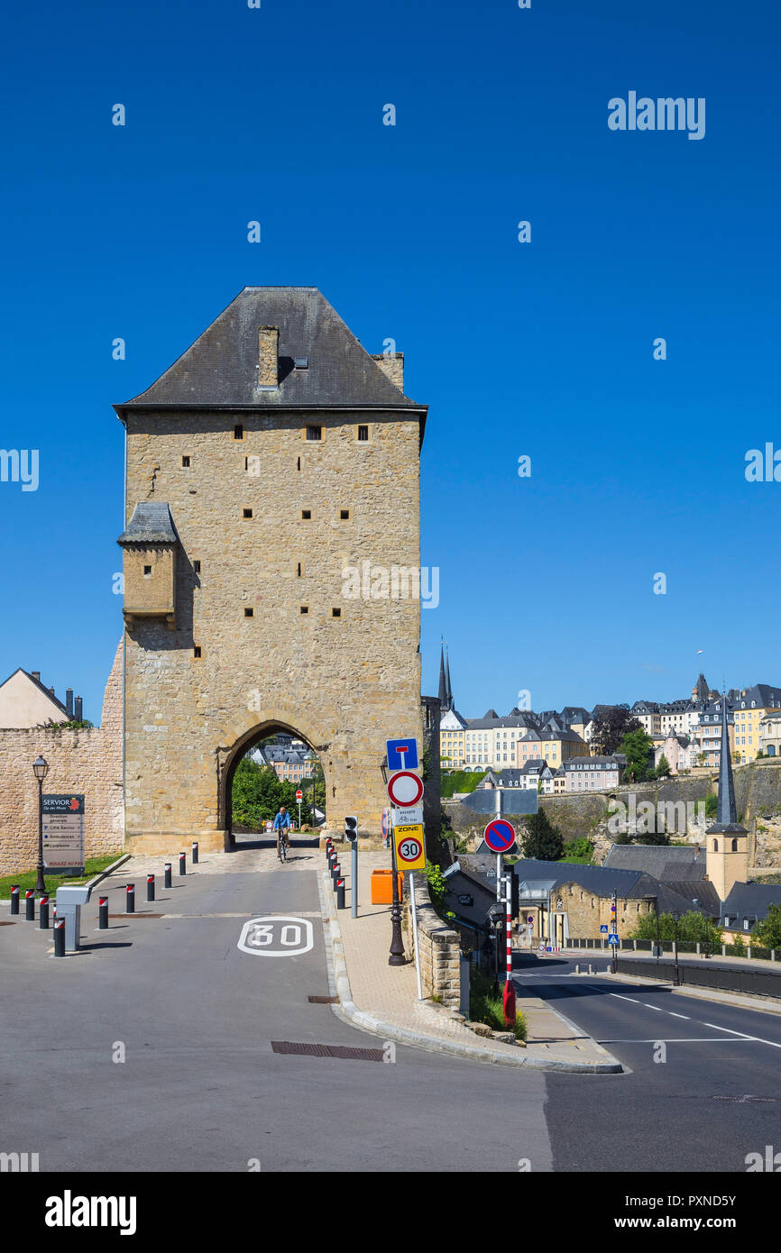 Luxembourg, Luxembourg City, Rham Plateau, Jacob Tower Stock Photo