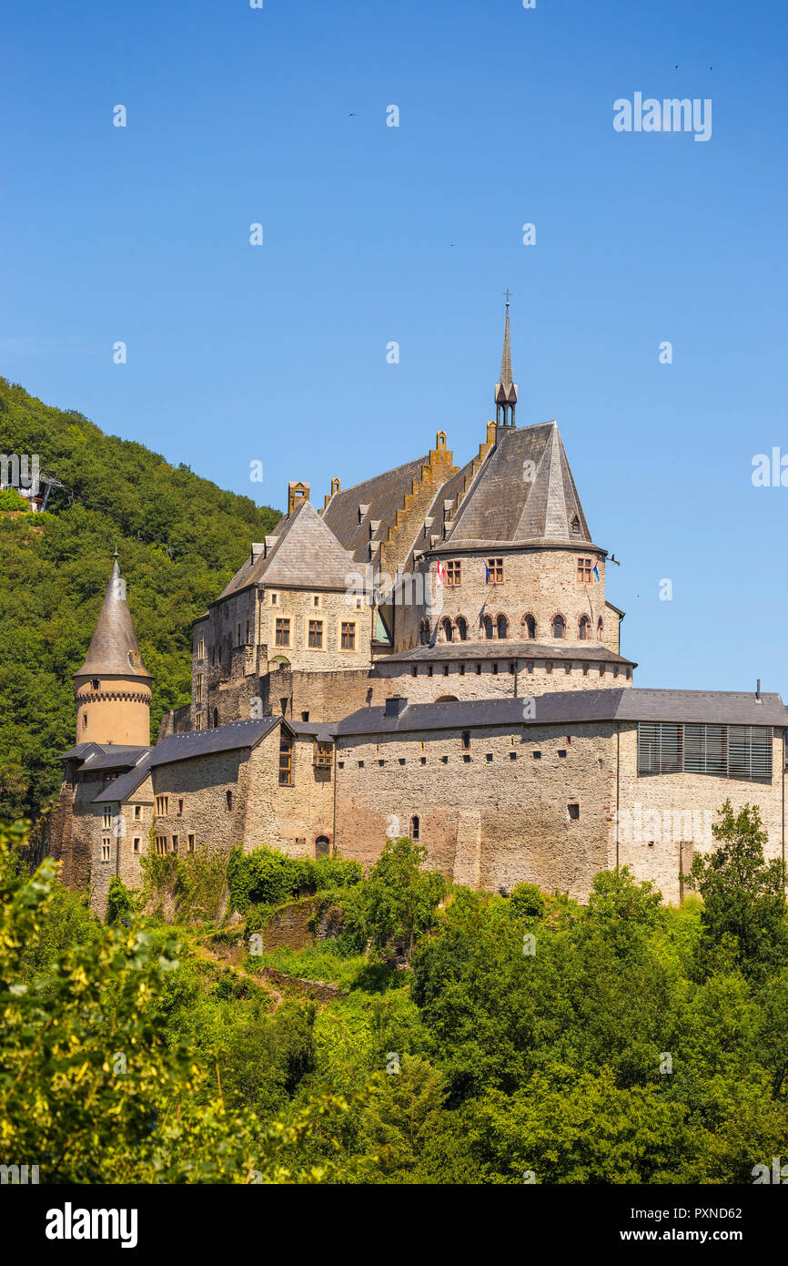 Luxembourg, Vianden, Vianden castle Stock Photo Alamy