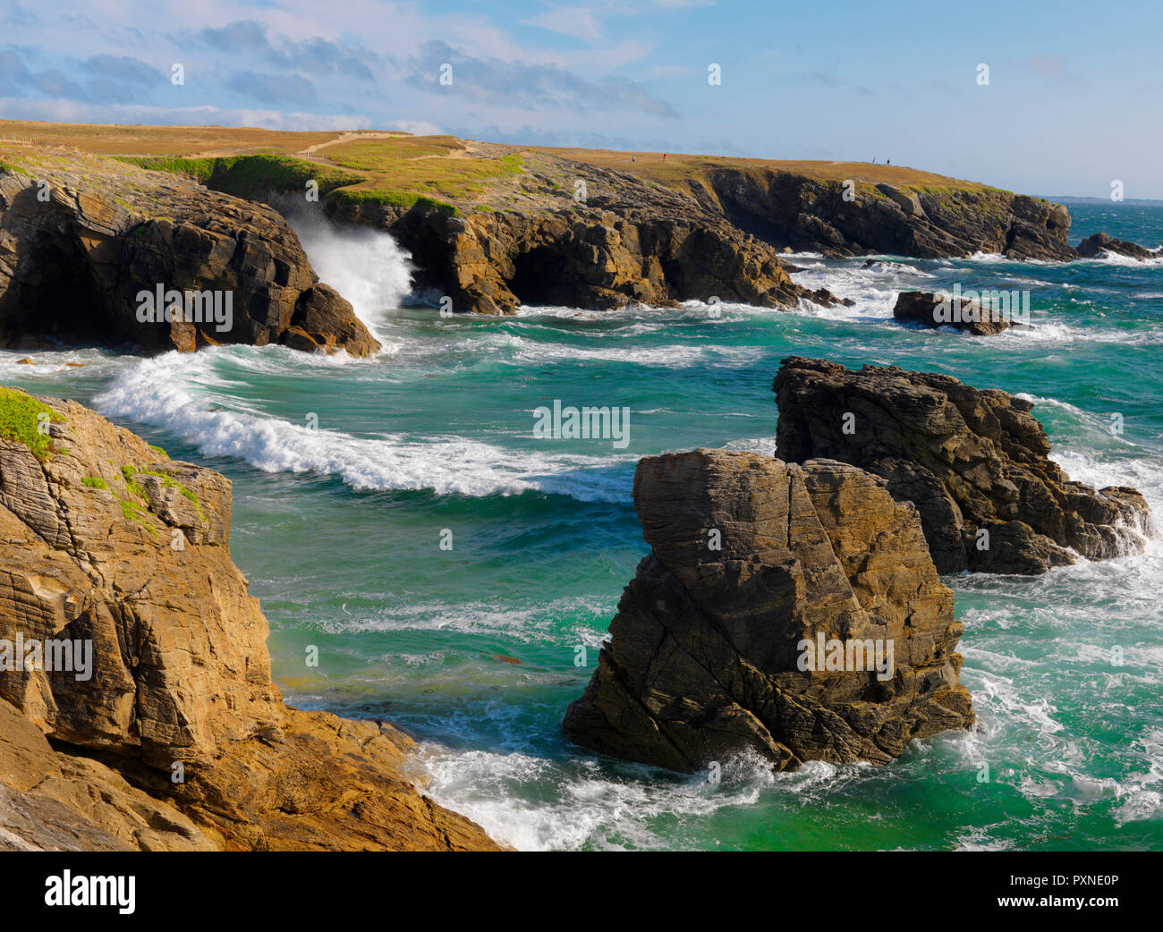 France, Brittany, Morbihan, Quiberon Peninsula, Port Bara Stock Photo -  Alamy