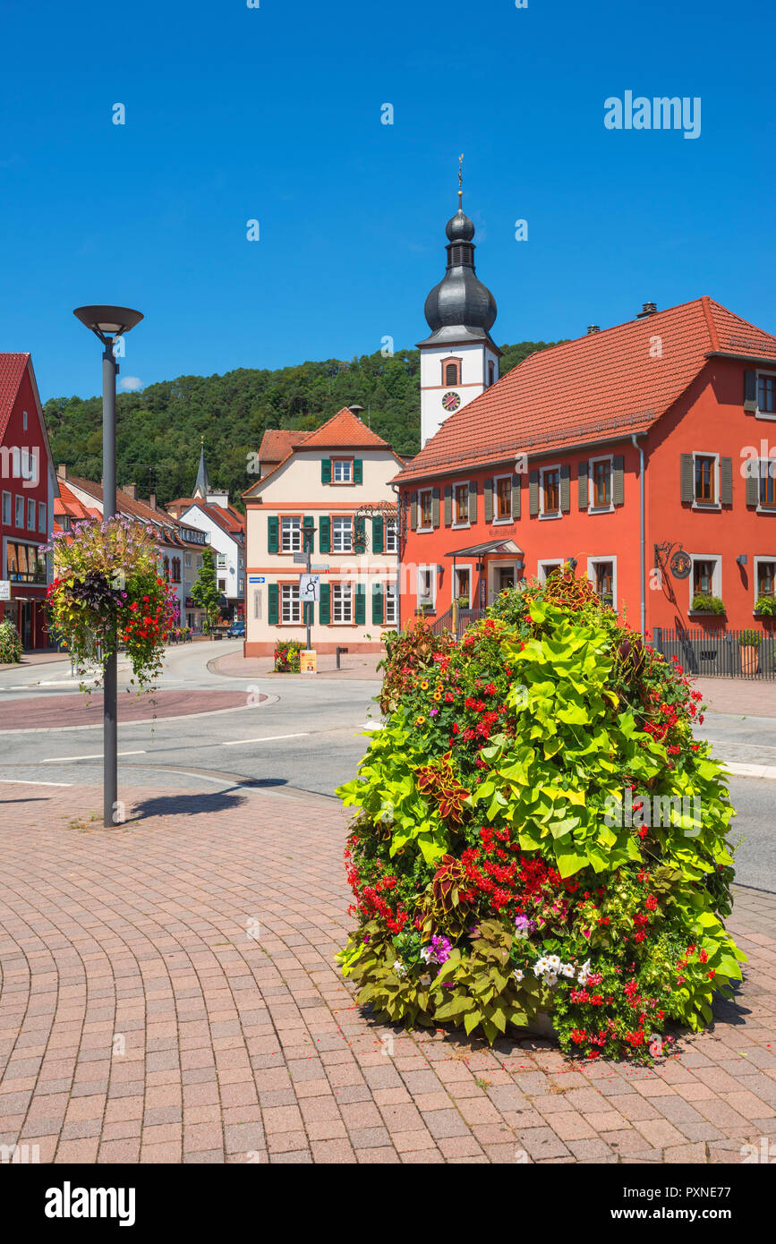 Center of Dahn, Wasgau, Palatinate Forest, Rhineland-Palatinate, Germany Stock Photo