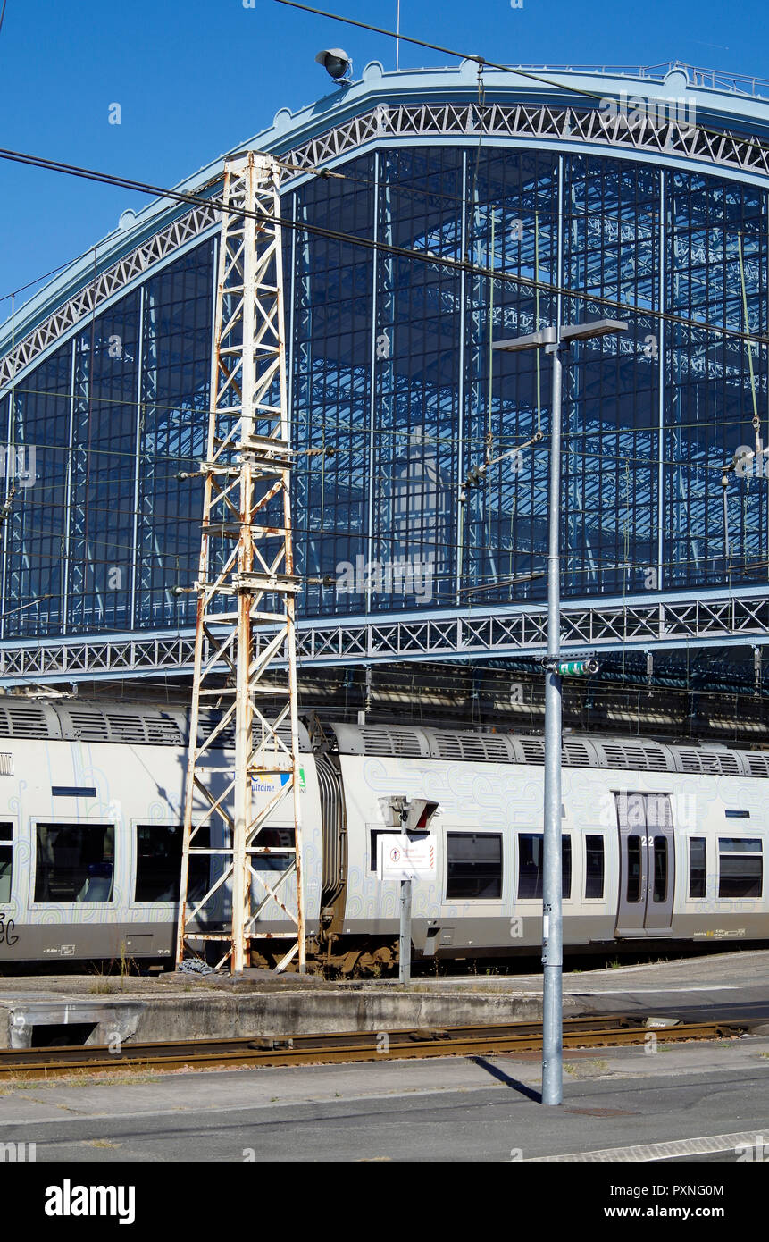 Bordeaux St Jean, one of the great French railway stations, its