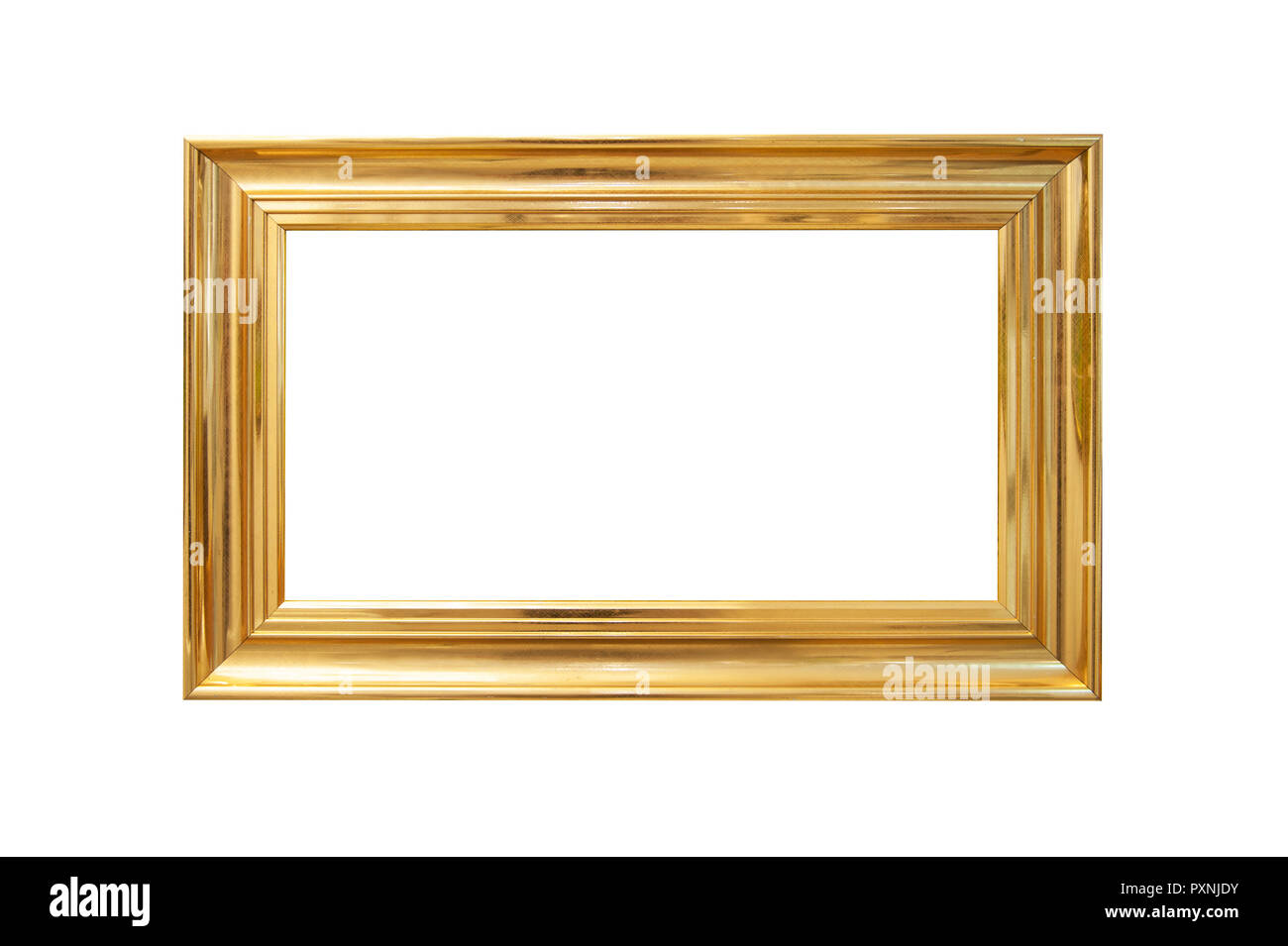Wooden painted picture frame Stock Photo Alamy