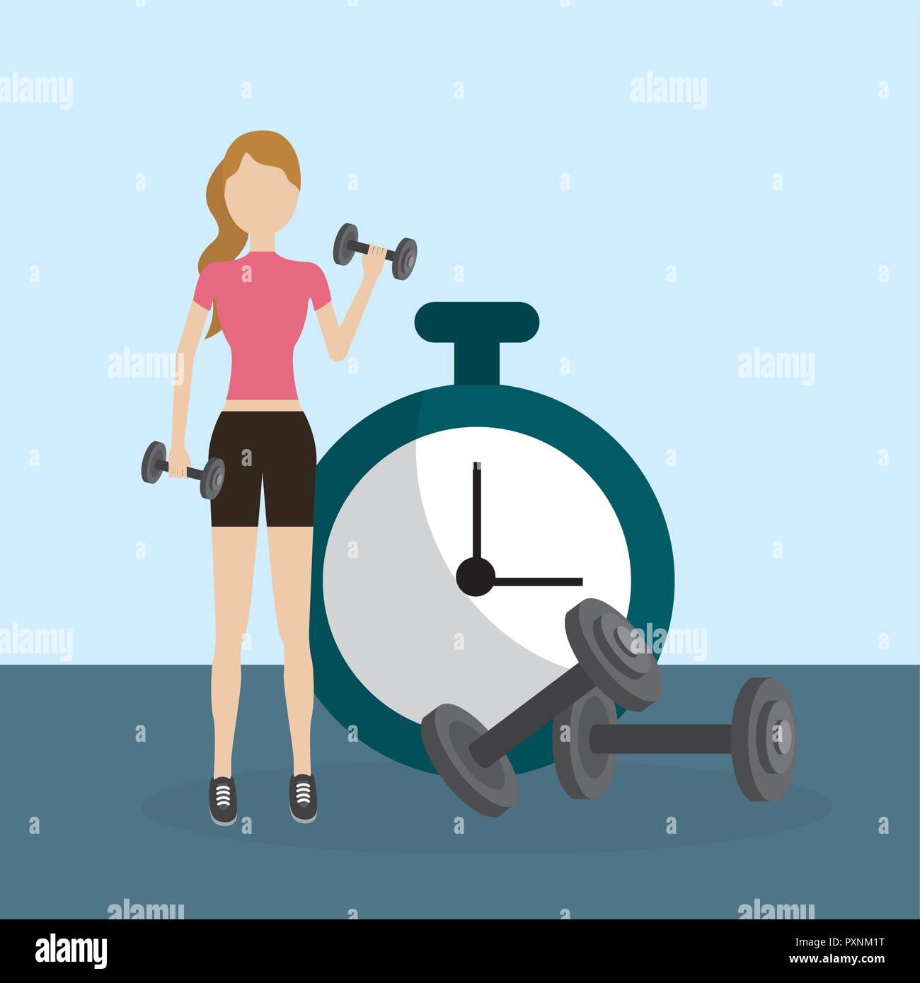 health fitness cartoon Stock Vector Image & Art - Alamy