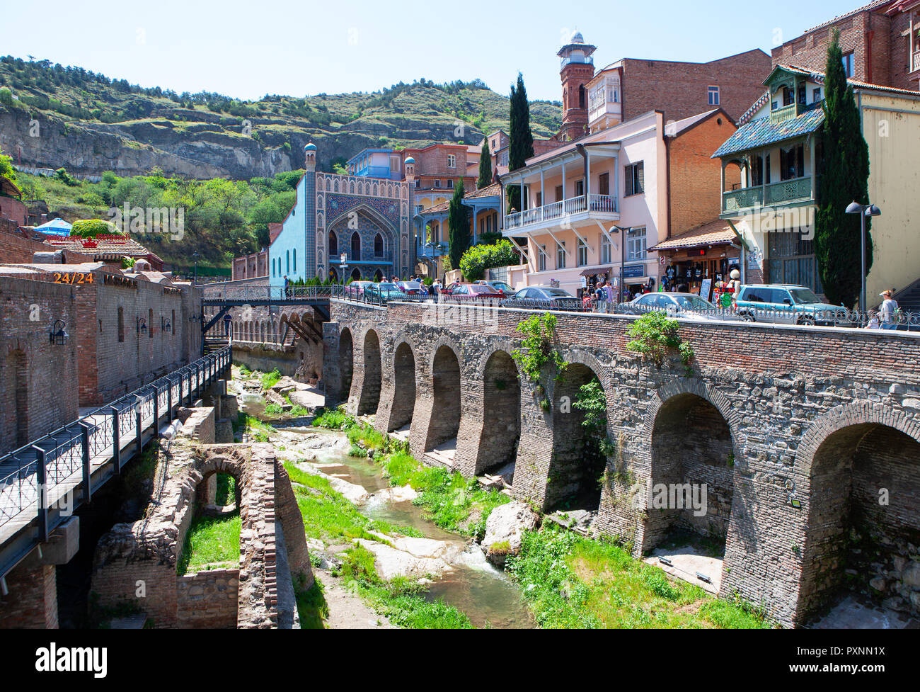 Georgia, Tbilisi, Orbelani bath, sulphuric bath Stock Photo