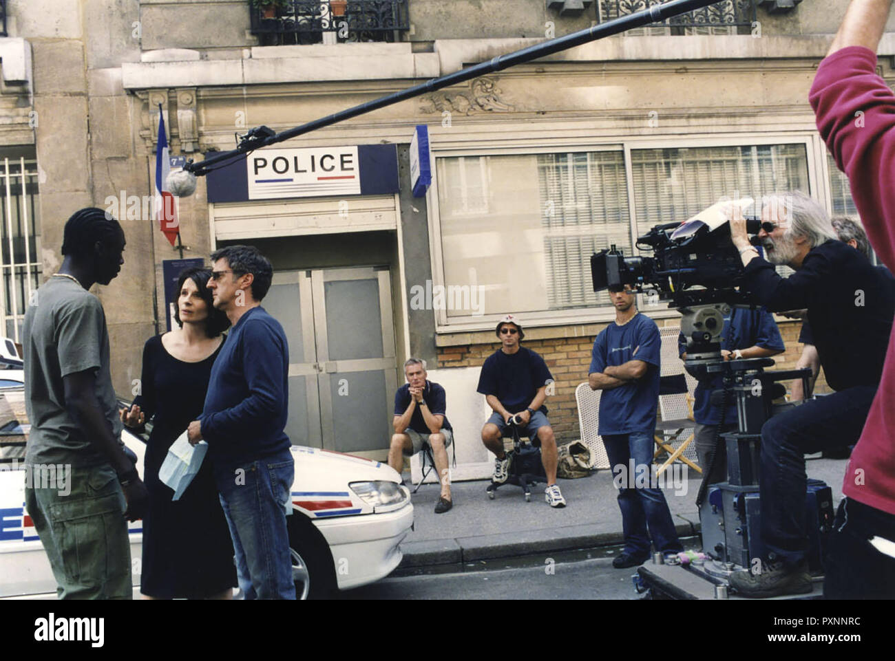 Caché, 2005 Regie Michael Haneke, Juliette Binoche, Daniel Auteuil and Director Michael Haneke