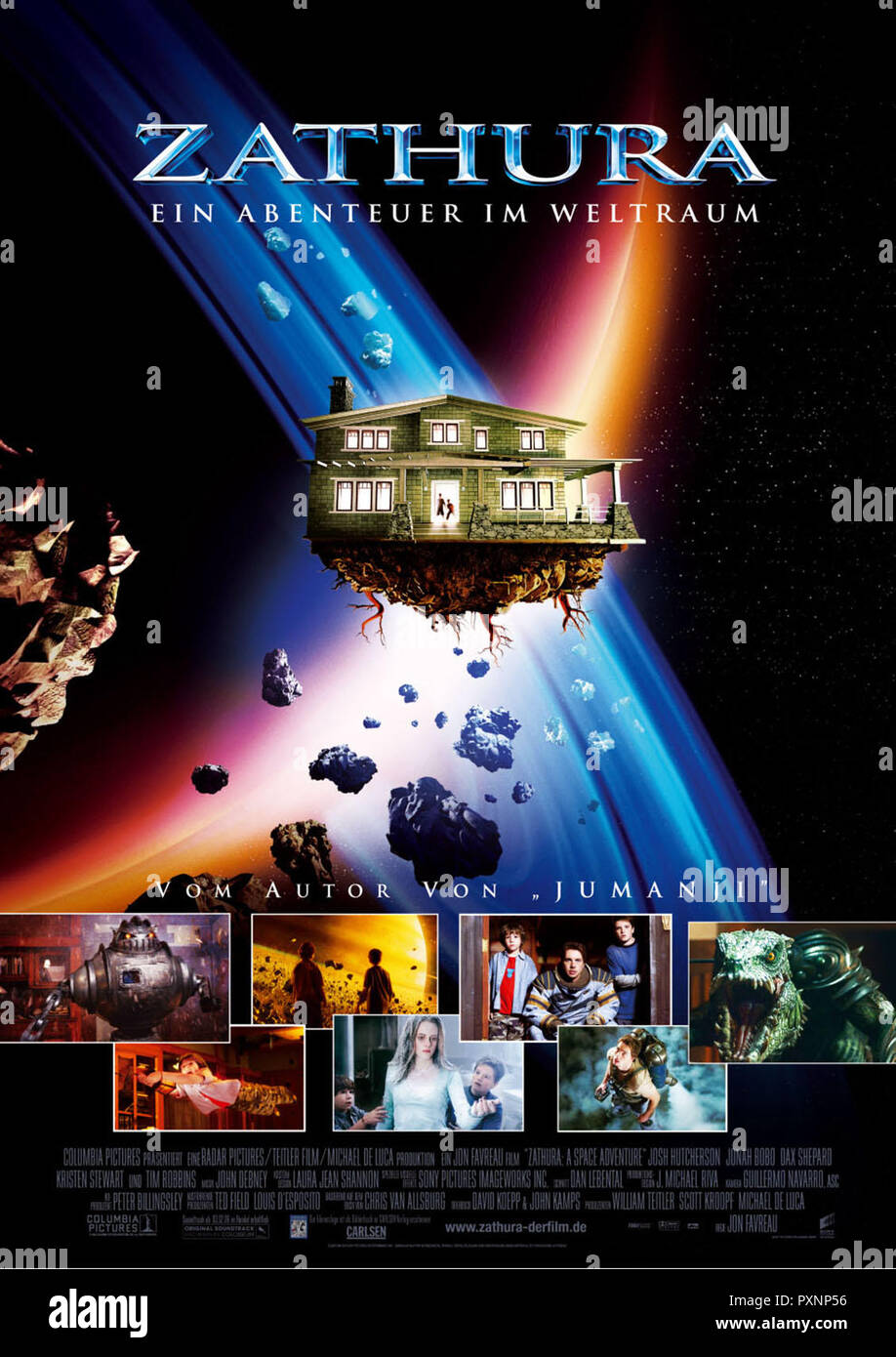 Zathura - Ein Abenteuer im Weltraum aka. Zathura: A Space Adventure, 2005 Regie: Jon Favreau, Filmplakat Stock Photo