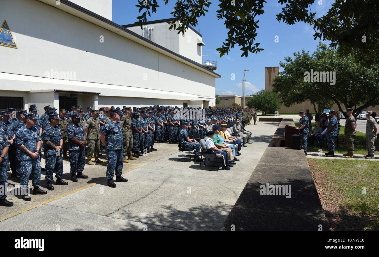 Keesler Airmen, Sailors and Marines, and veterans from the Armed Forces