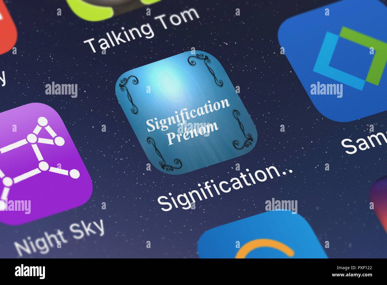 Signification prenom names meaning in french hires stock photography and images Alamy
