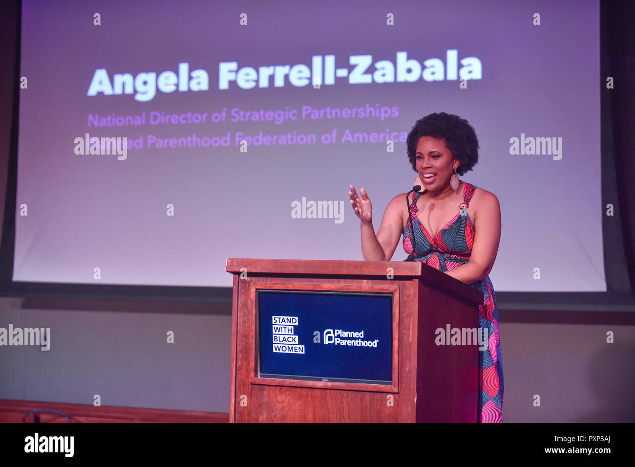 2018 Planned Parenthood Federation of America's Annual Champions of Womens Health Brunch at the Hamilton  Featuring: Angela Ferrell-Zabala Where: Washingon DC, District Of Columbia, United States When: 15 Sep 2018 Credit: WENN.com Stock Photo