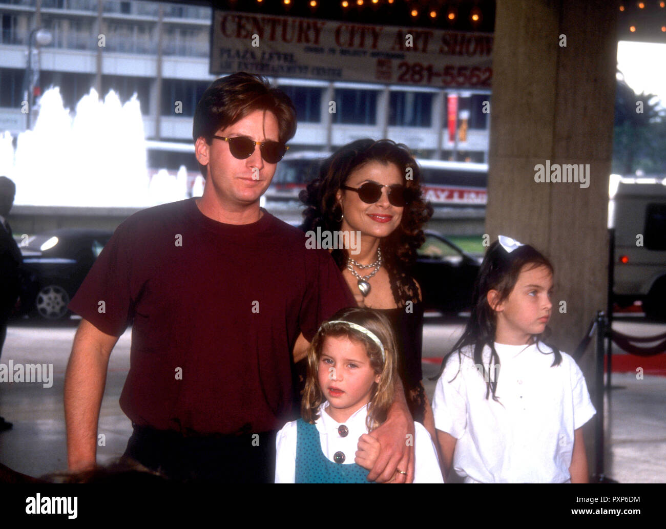 CENTURY CITY, CA - NOVEMBER 15: (L-R) Actor Emilio Estevez, daughter