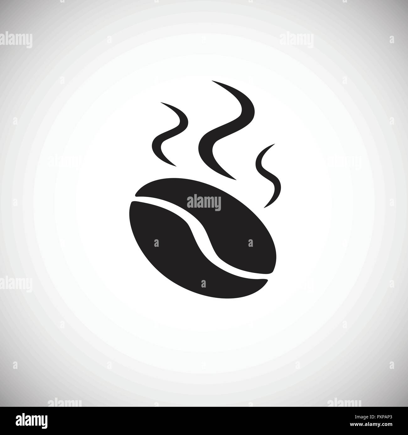 Coffee bean on white background Stock Vector Image & Art - Alamy