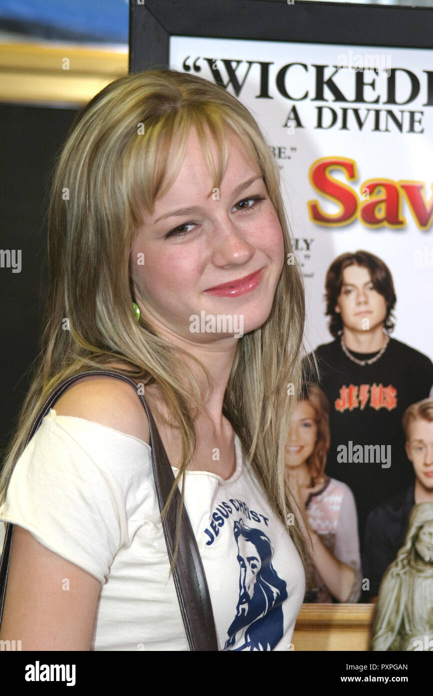 Brie Larson  05/13/04 SAVED! @ Mann National Theatre, Westwood  Photo by Kazumi Nakamoto/Hollywood  News Wire (May 13, 2004)   File Reference # 33687 107HNWPLX Stock Photo