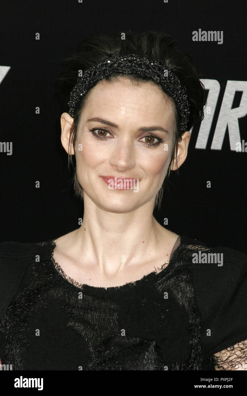 Winona Ryder  04/30/09 'Star Trek' Premiere  @ Grauman's Chinese Theatre, Hollywood  Photo by Ima Kuroda/HNW / PictureLux (April 30, 2009)   File Reference # 33687 778HNWPLX Stock Photo