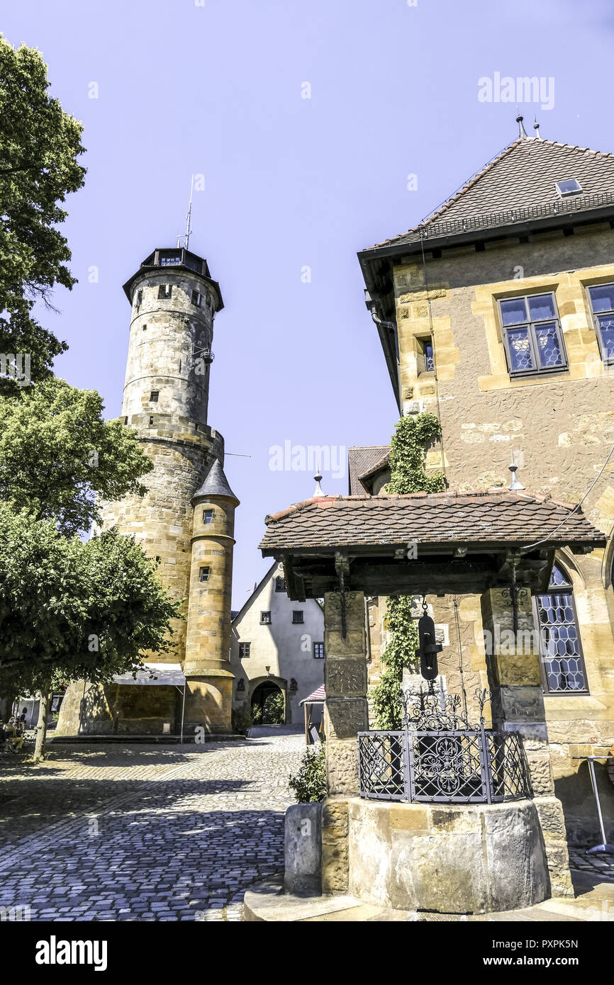 The mediaeval Altenburg Castle, Bamberg, Upper Franconia, Franconia, Bavaria, Germany, Europe Stock Photo