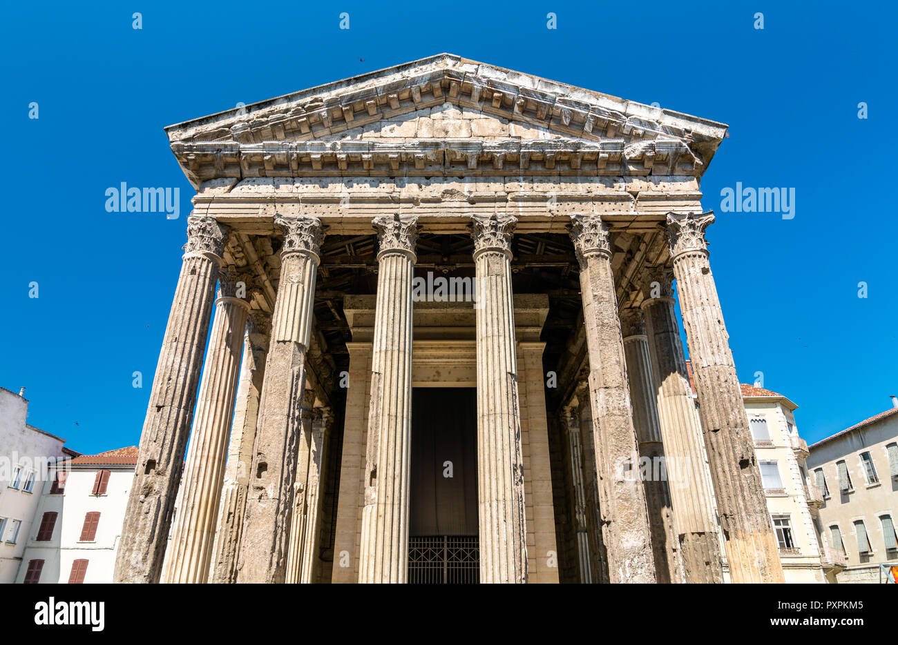 Roman temple to augustus and livia hires stock photography and images Alamy
