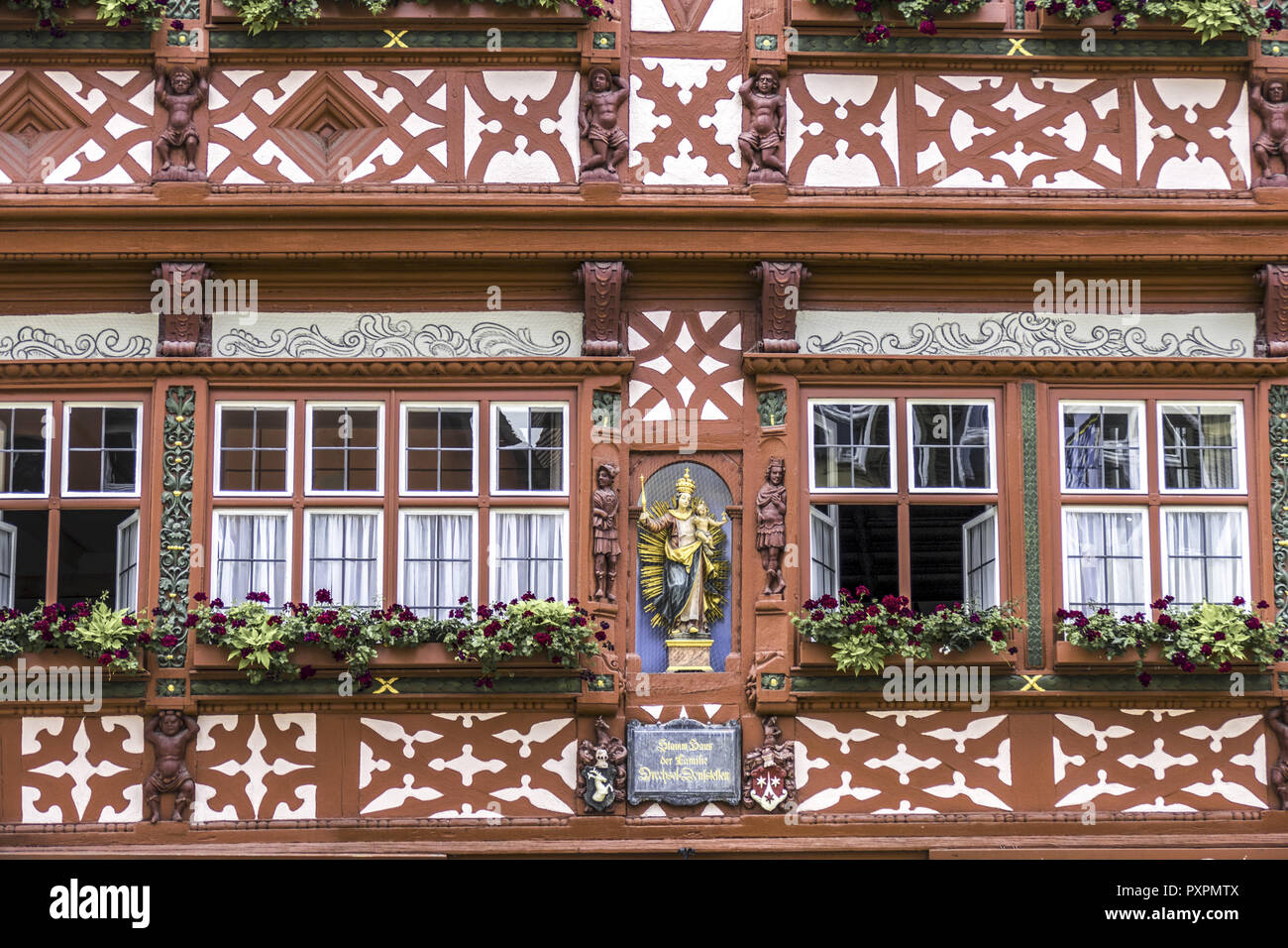 Half Timbered House Hotel Deutsches Haus Dinkelsbuhl Romantic