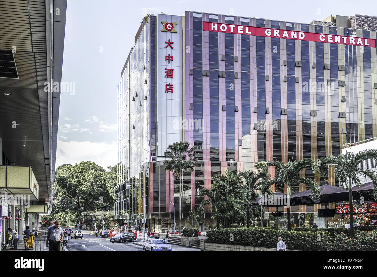 Facade Of The Grand Central Hotel In Singapore Southeast Asia Stock Photo Alamy