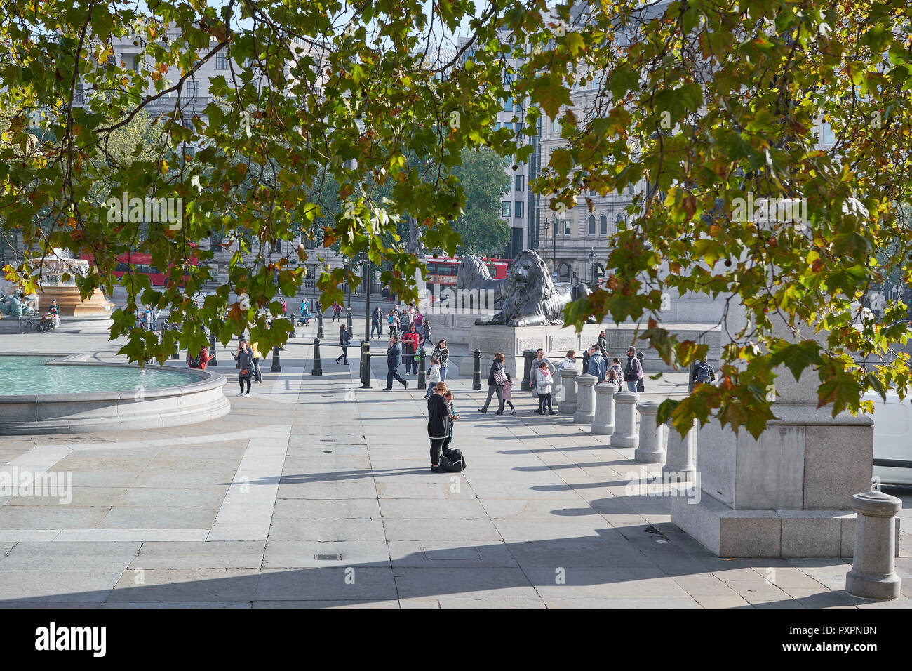 Trafalgar Square, London, England Stock Photo - Alamy