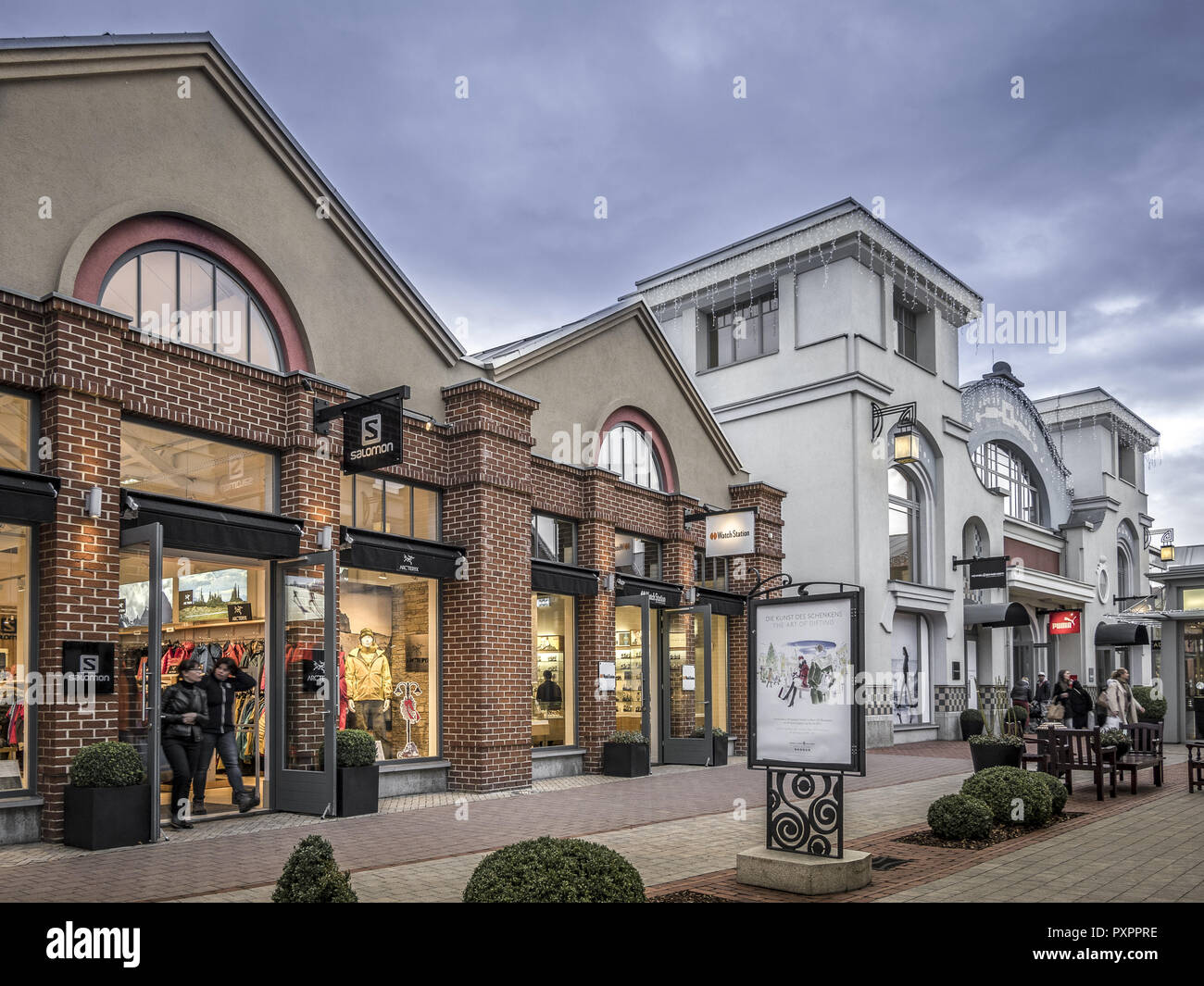 Factory Outlet, Ingolstadt Village, Bavaria, Germany Stock Photo - Alamy