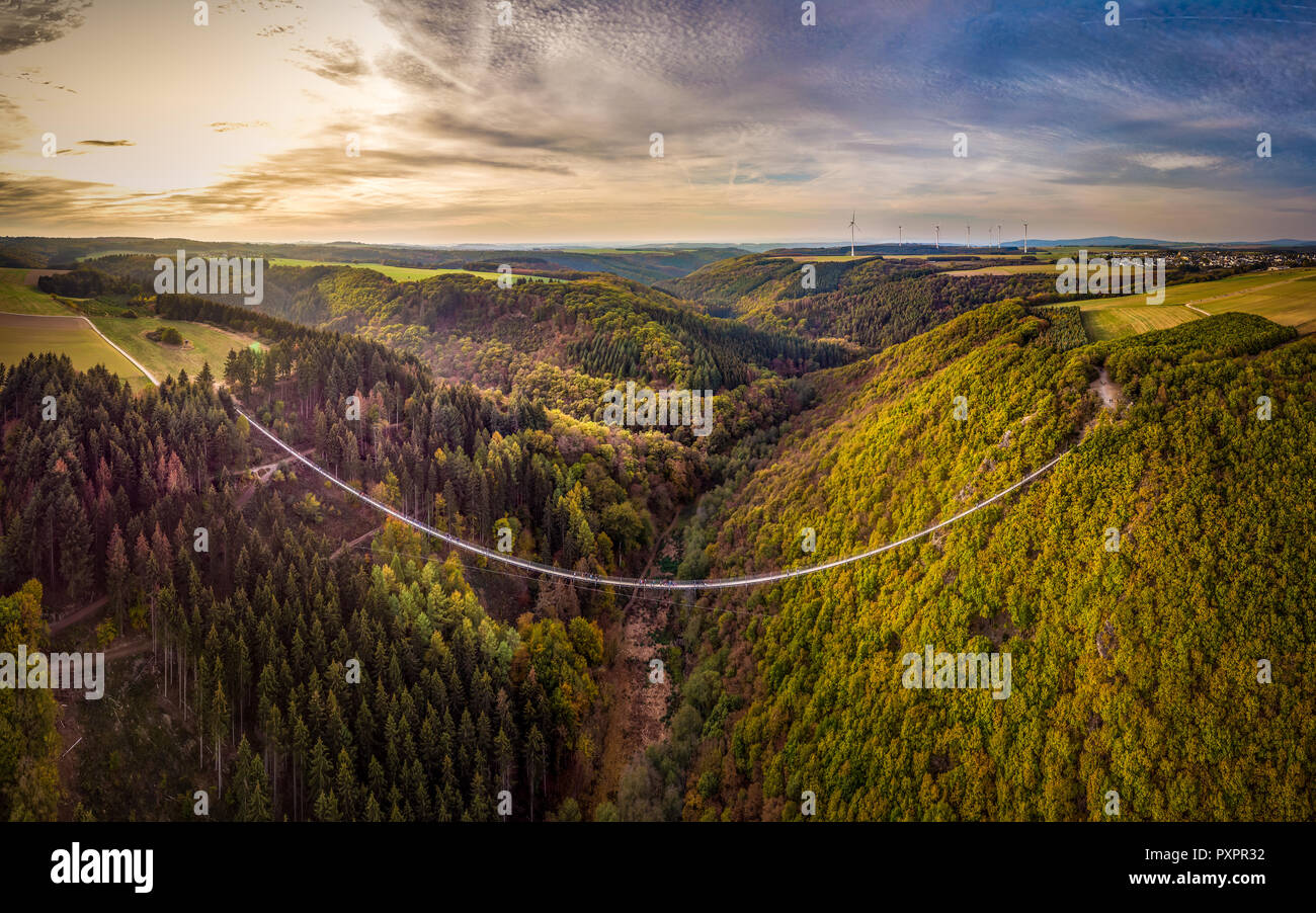 Geierlay footbridge hi-res stock photography and images - Alamy
