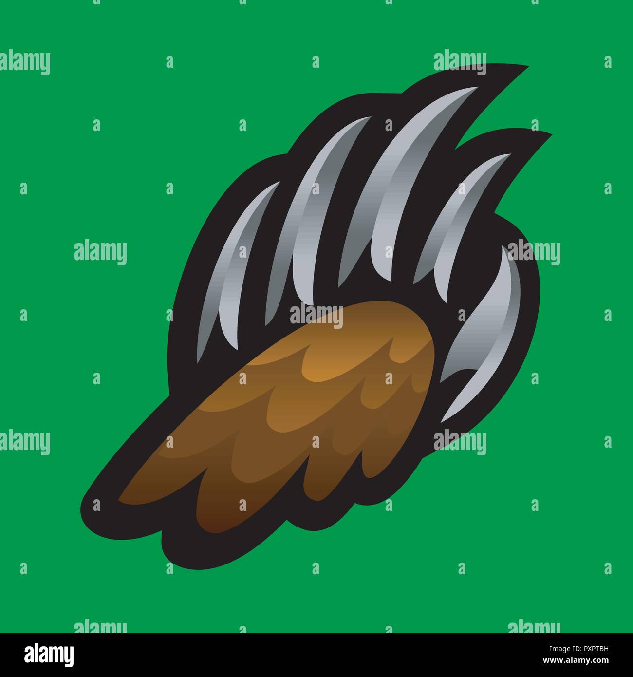 Bear claw vector illustration Stock Vector Image & Art Alamy