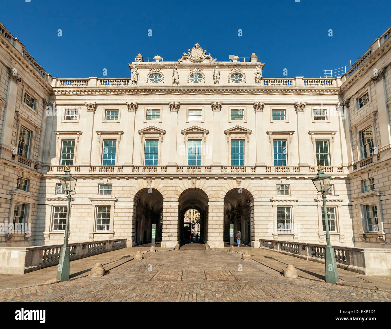 Somerset House, Strand, London. Stock Photo