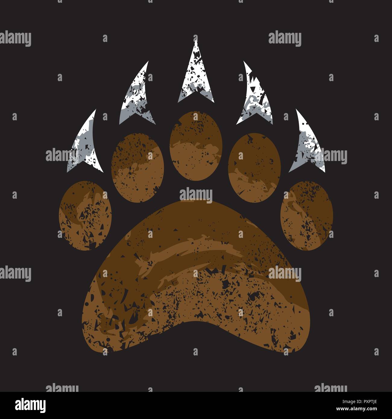 Bear claw vector illustration Stock Vector Image & Art Alamy