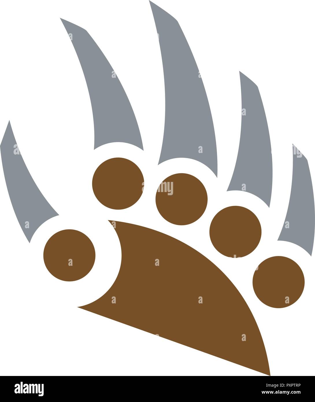Bear claw vector illustration Stock Vector Image & Art Alamy