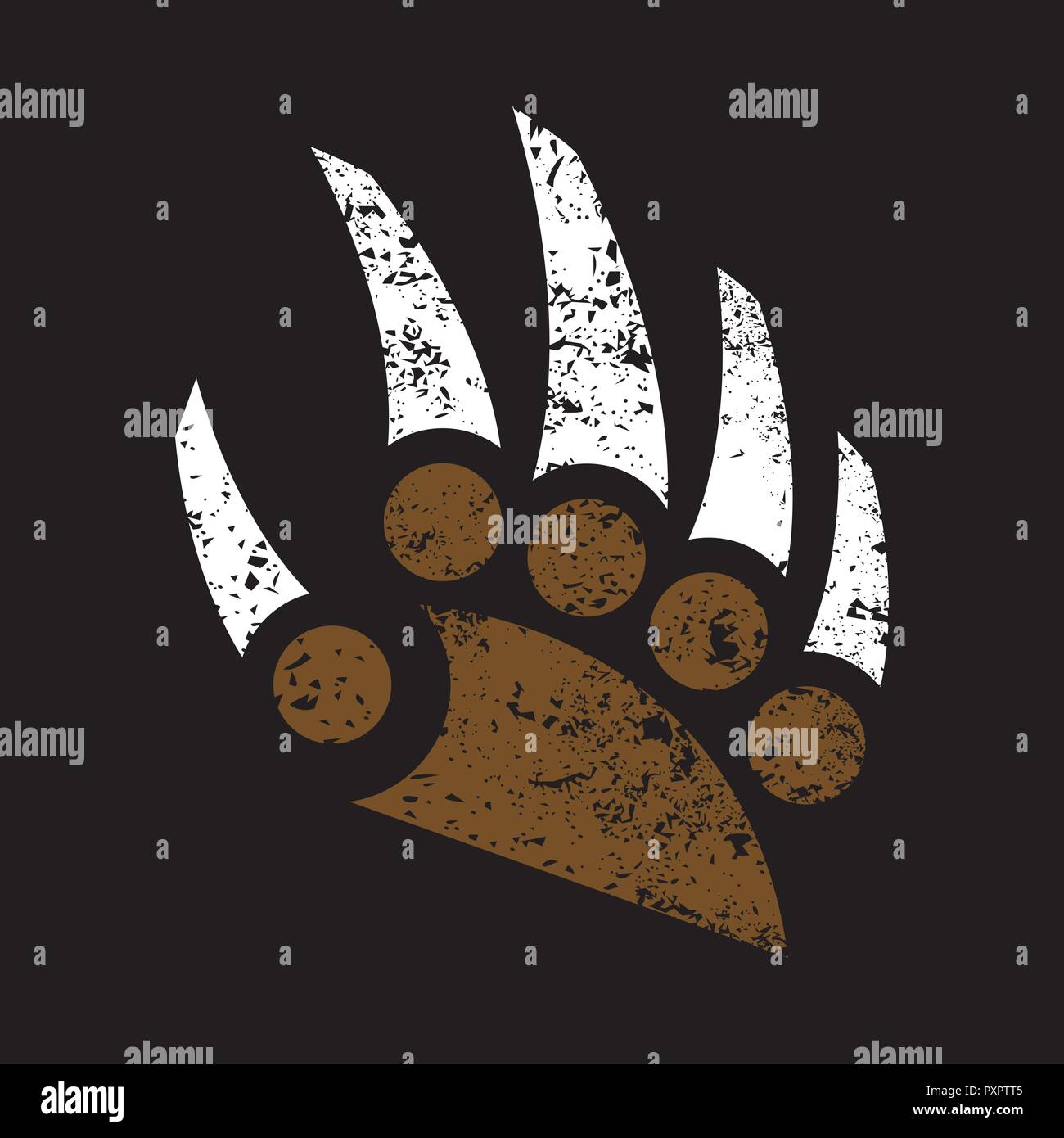 Bear claw vector illustration Stock Vector Image & Art Alamy