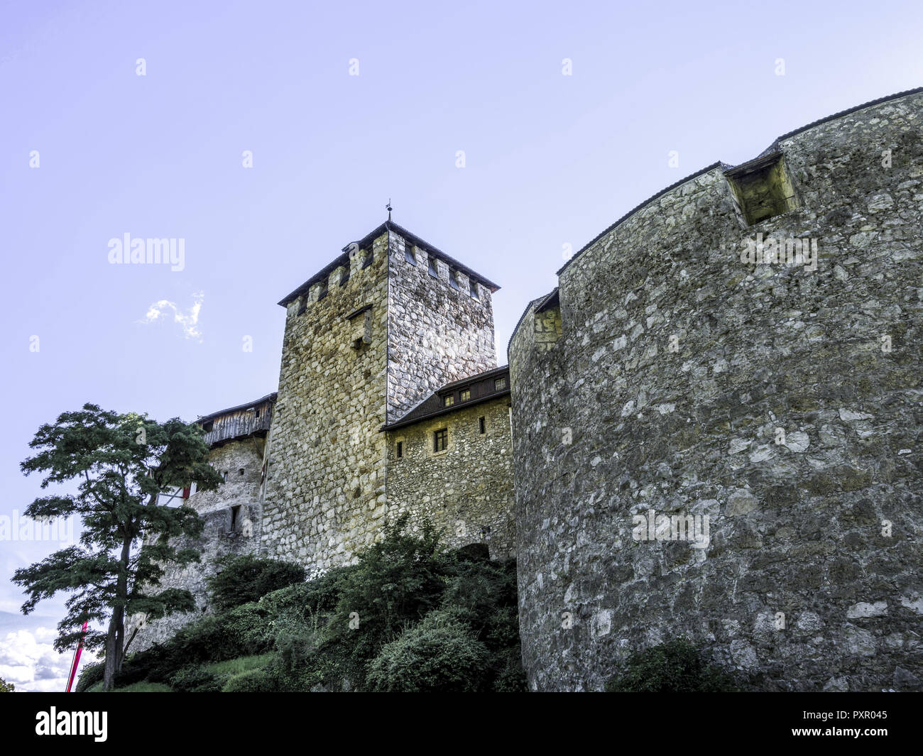 Schloss Vaduz Castle, Principality of Liechtenstein, Europe Stock Photo