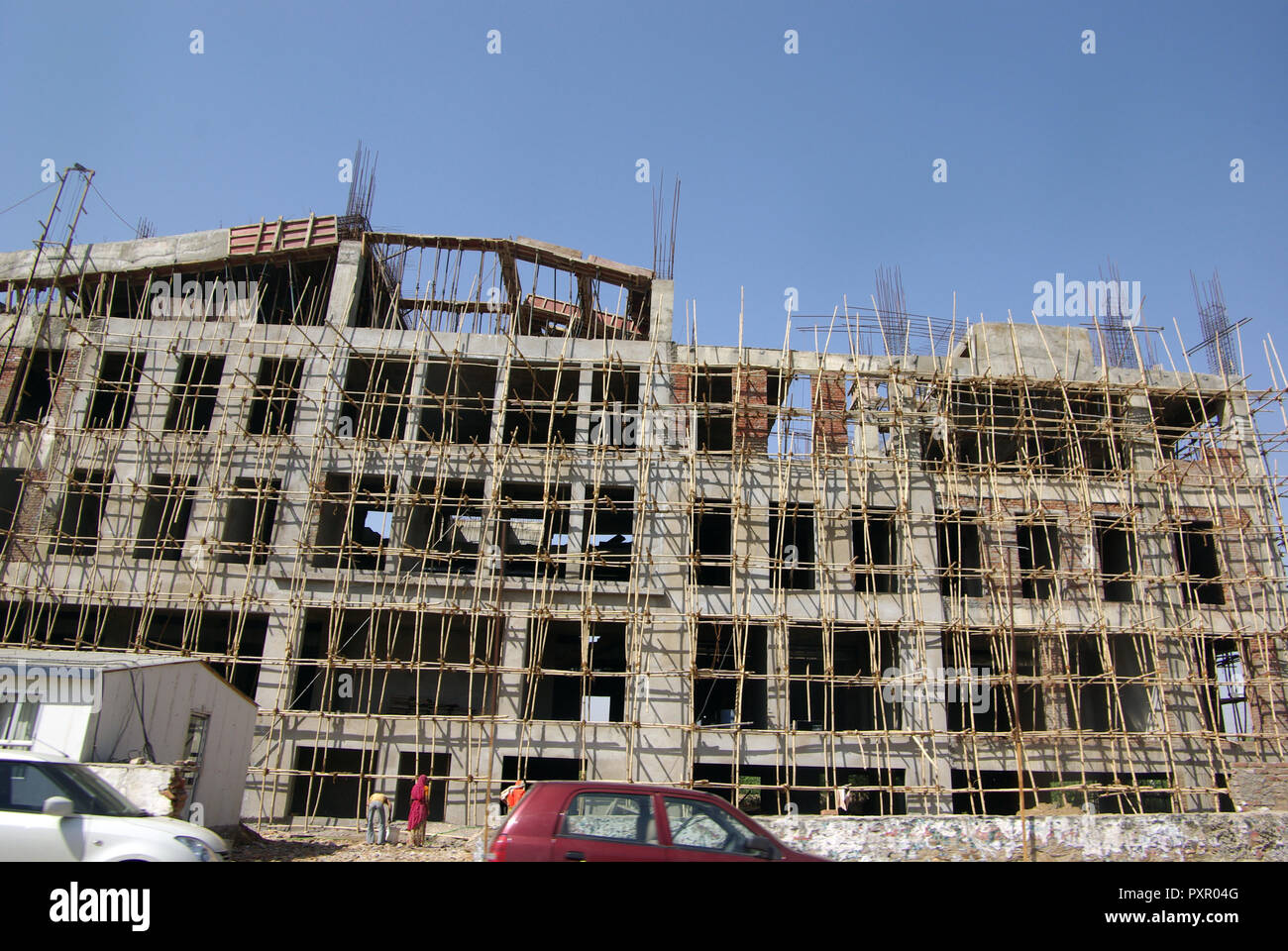 Ajmer, Rajasthan, India. Construction site Stock Photo
