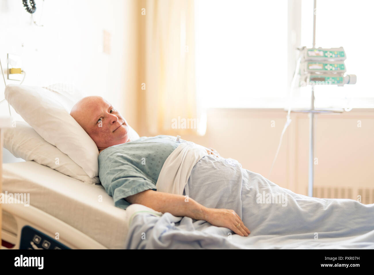 Bed Room Cancer Patient Stock Photos Bed Room Cancer