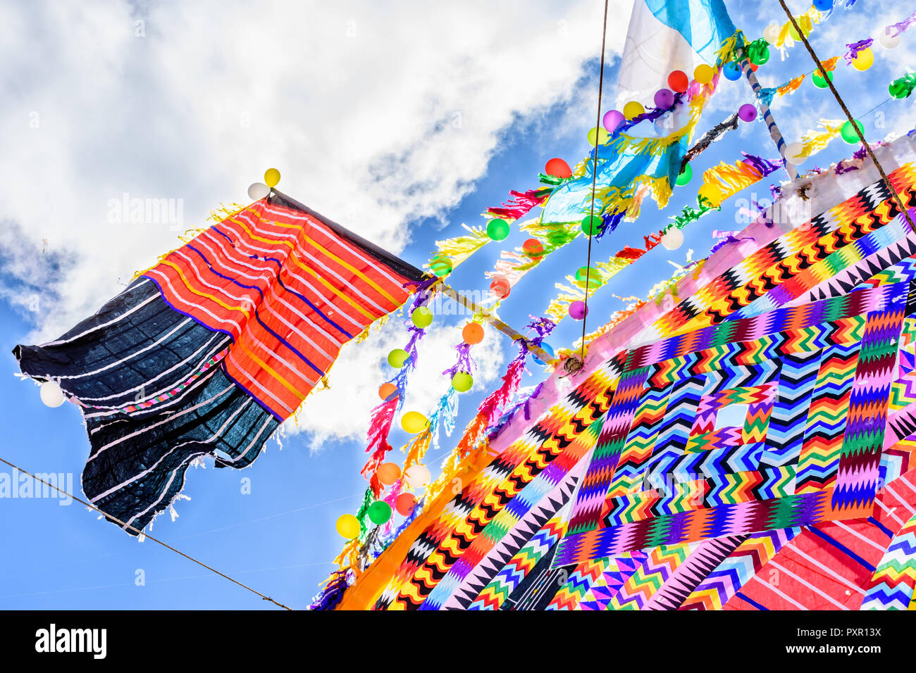 Santiago Sacatepequez, Guatemala November 1, 2017 Giant kite during