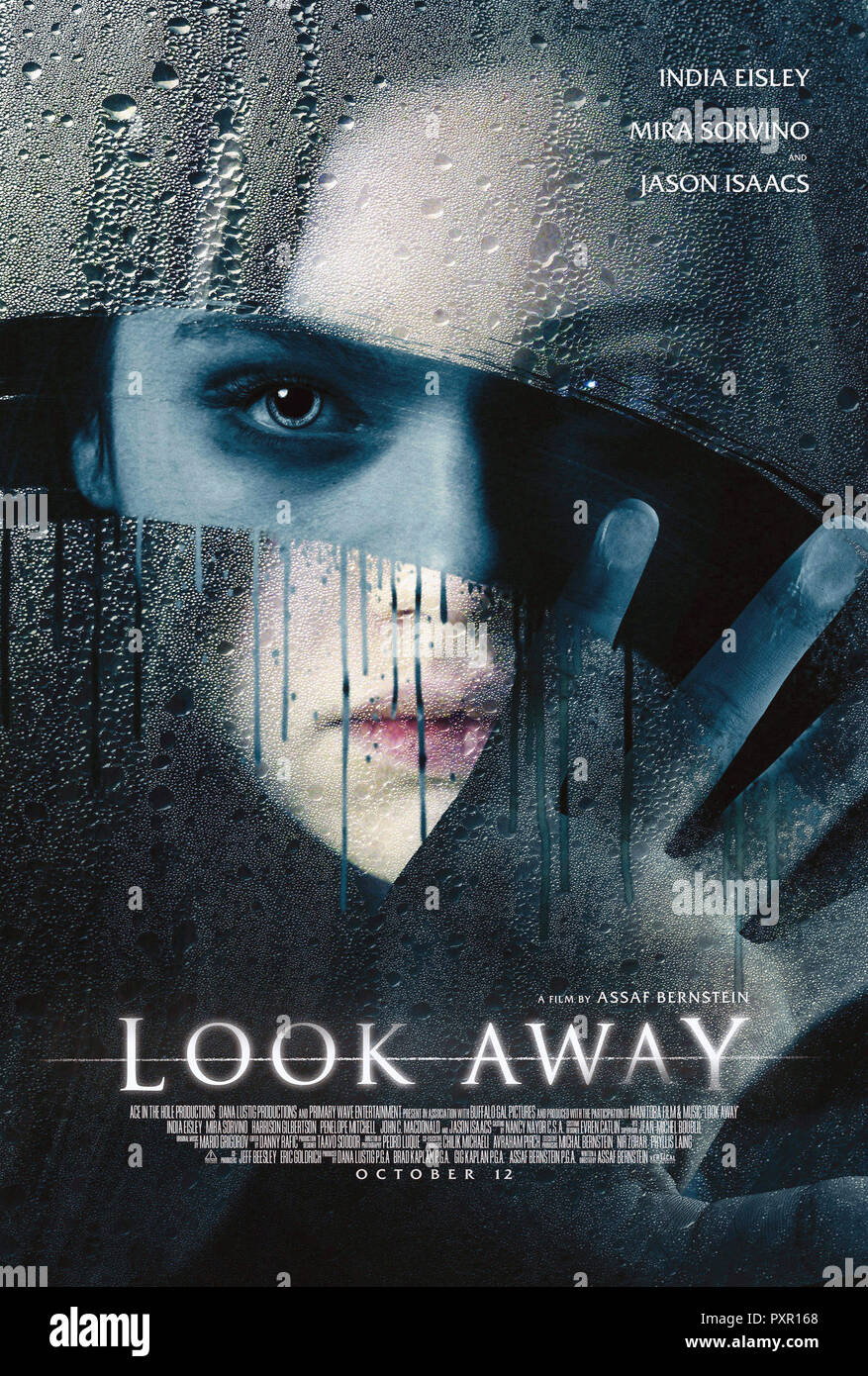 LOOK AWAY, US poster, India Eisley, 2018. © Vertical Entertainment / courtesy Everett Collection Stock Photo