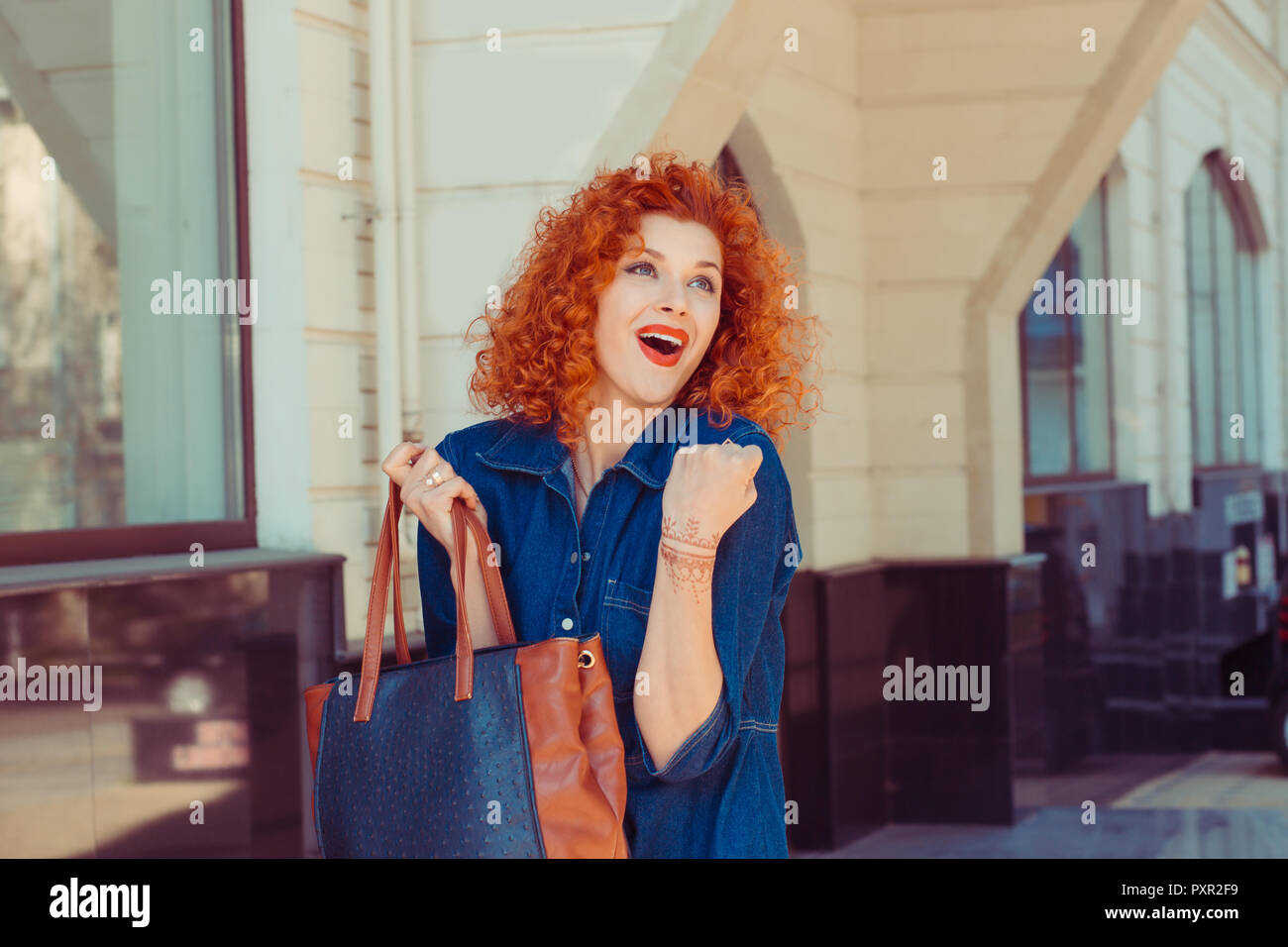 Woman fist pump hi-res stock photography and images - Alamy