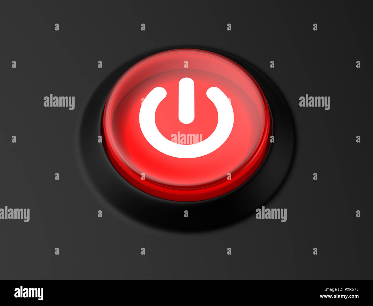 Red Power Button