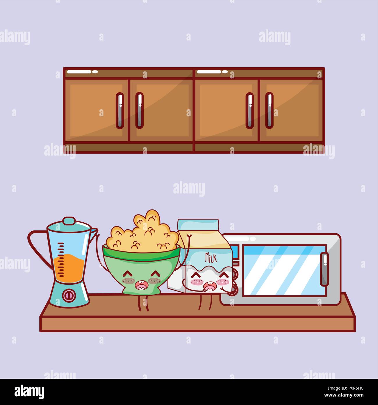 Kitchen Cartoon High Resolution Stock Photography and Images