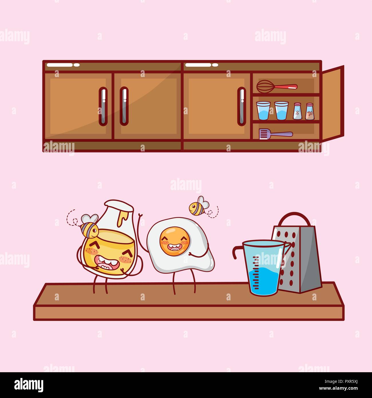 Kitchen Cartoon High Resolution Stock Photography and Images