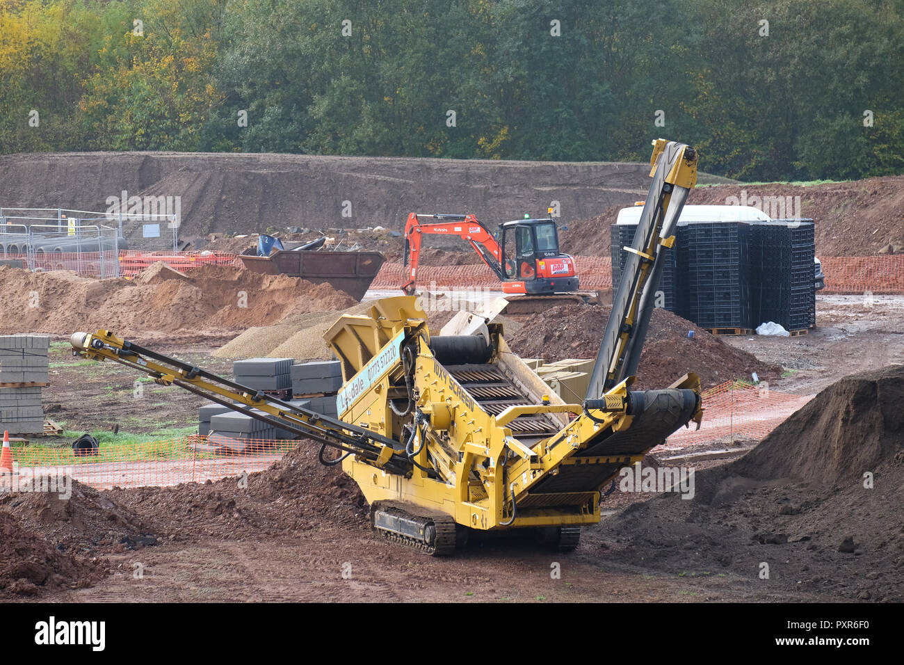 new houses being built in loughborough Stock Photo Alamy