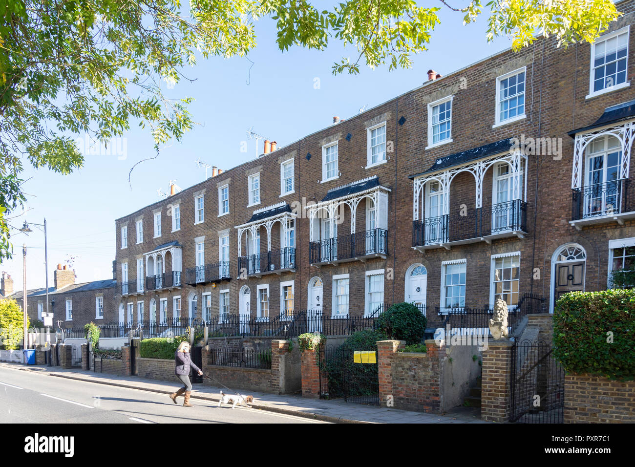 Period terraced houses, Kings Road, Windsor, Berkshire, England, United
