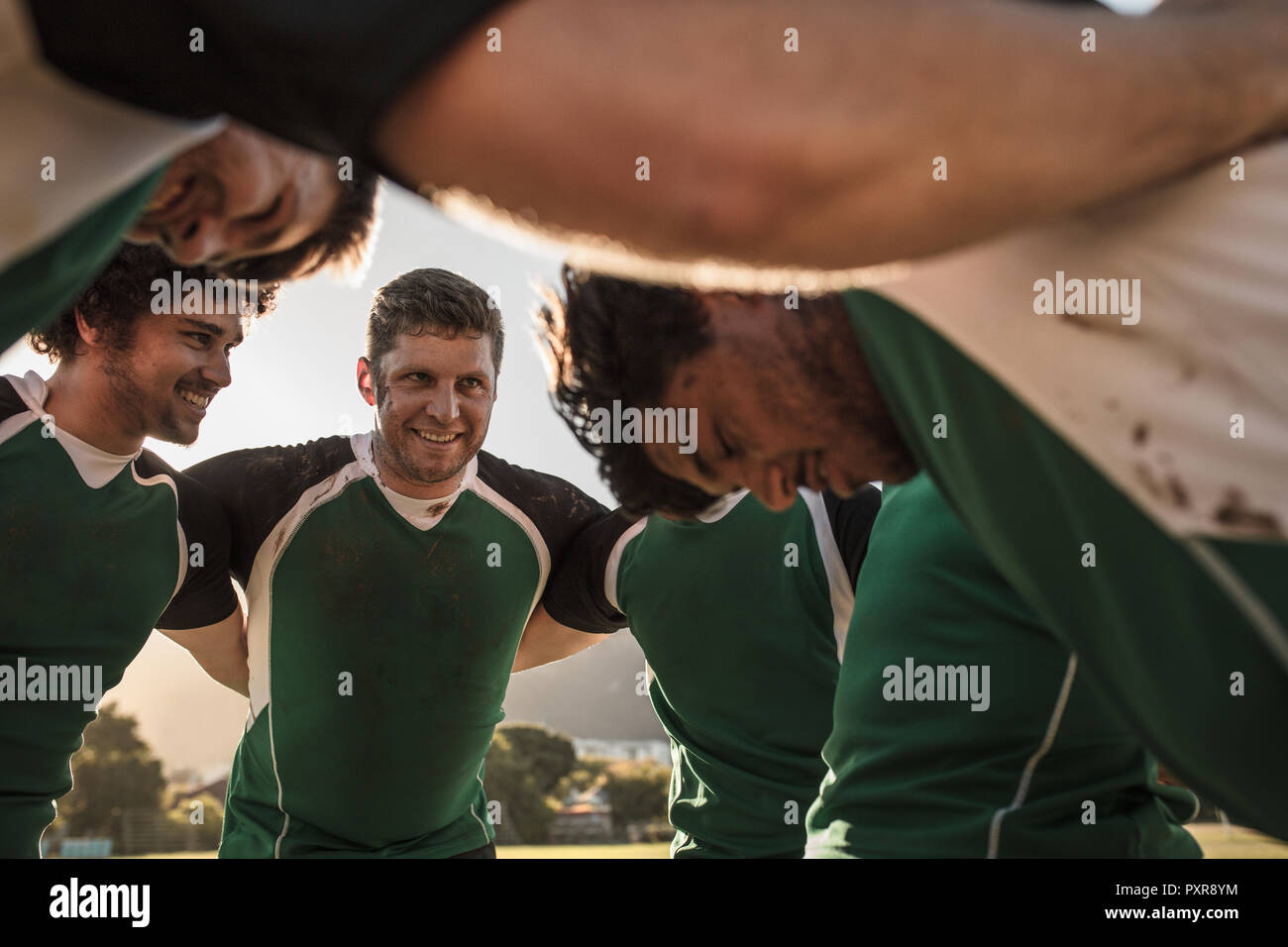 Scotland Rugby Huddle Group huddle in rugby hi-res stock photography and images - Alamy