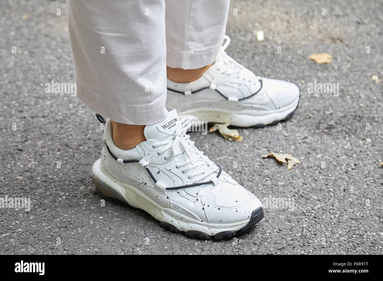 Valentino Sneakers Style High Stock Photography Images - Alamy