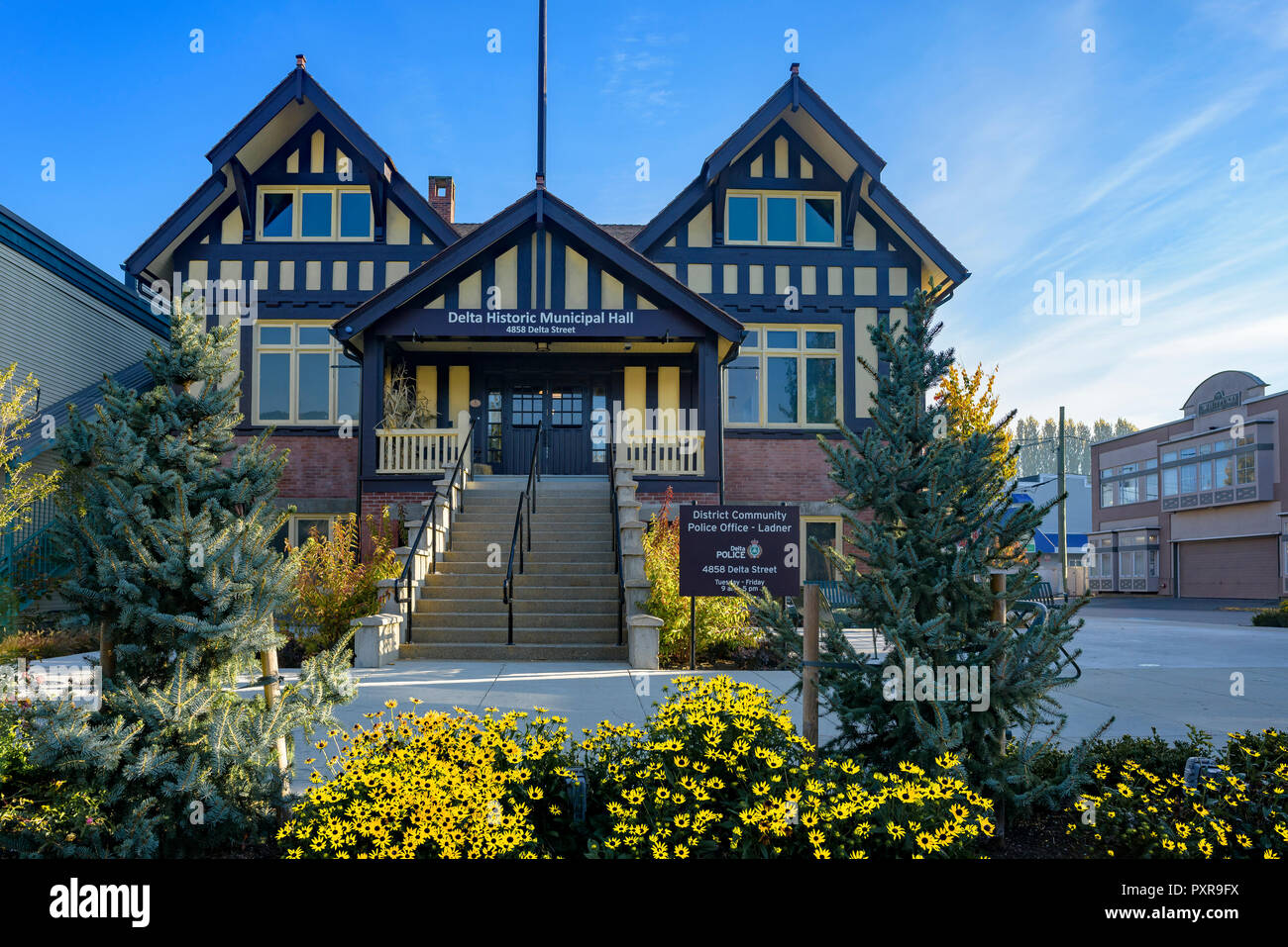 Delta Historic Municipal Hall Ladner Village Delta British Columbia 