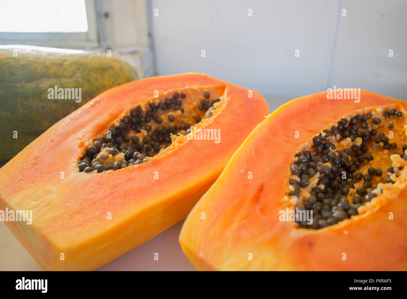 papayas Stock Photo
