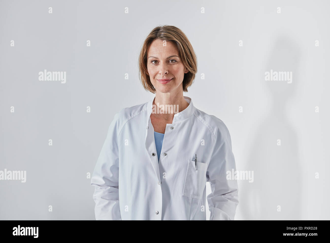 Portrait of female doctor Stock Photo