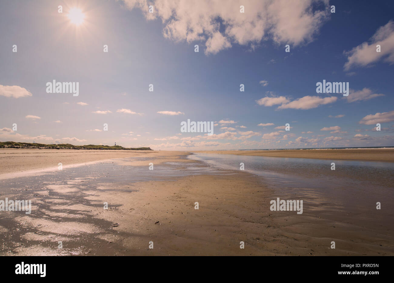 Germany, Lower Saxony, East Frisian Island, Juist, beach landscape Stock Photo