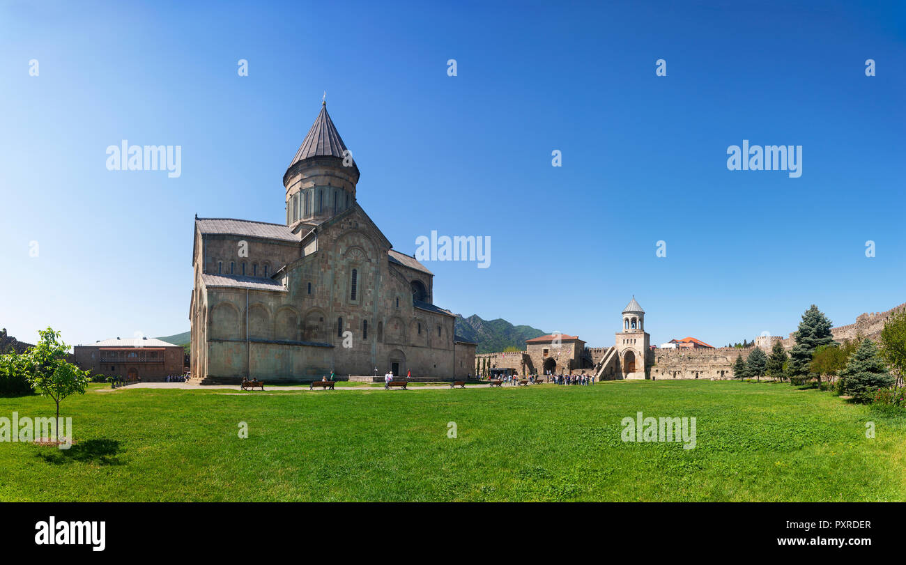 Georgia, Mtskheta, Svetitskhoveli Cathedral Stock Photo