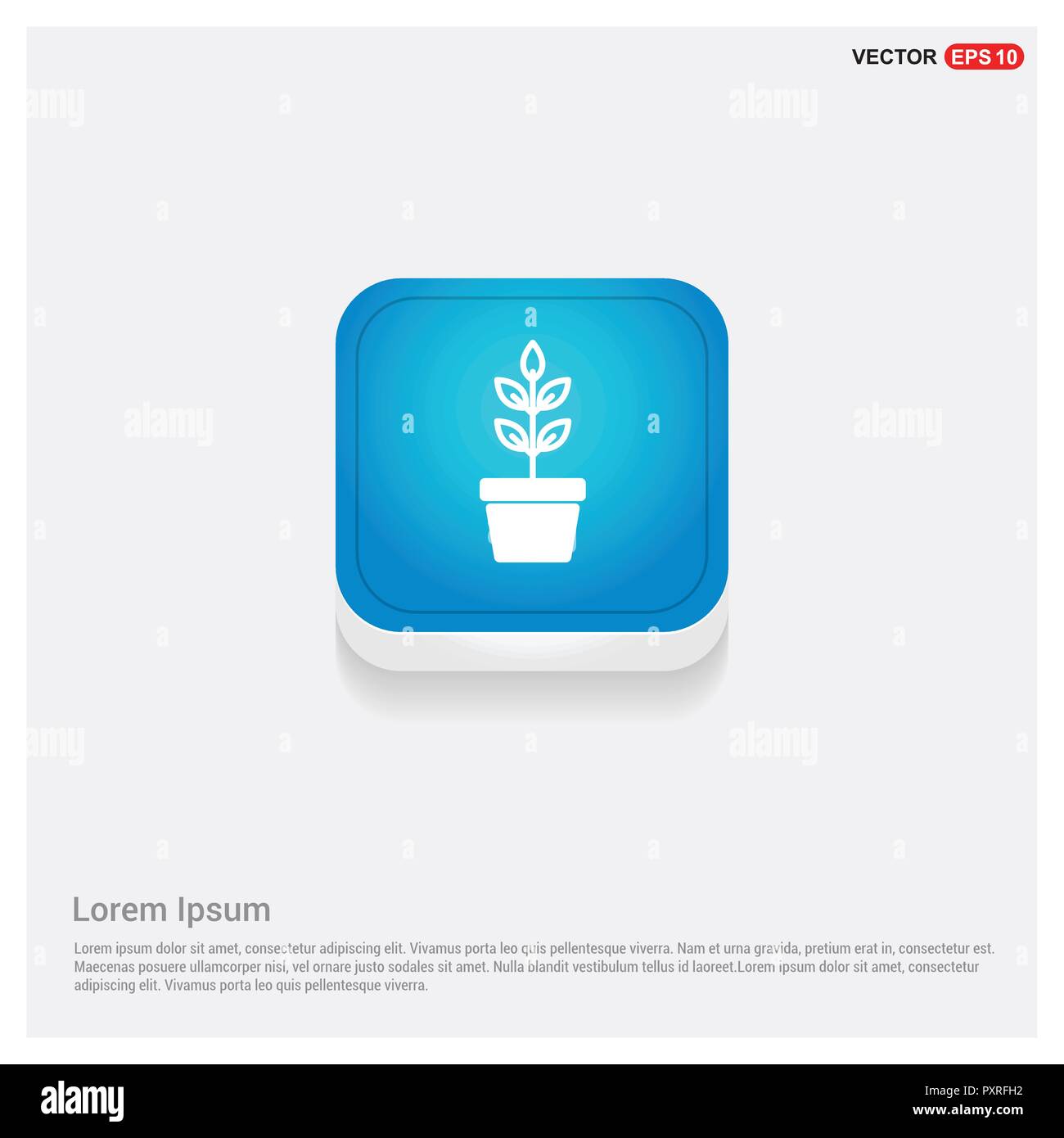 Flower Pot Icon Stock Vector Image & Art Alamy