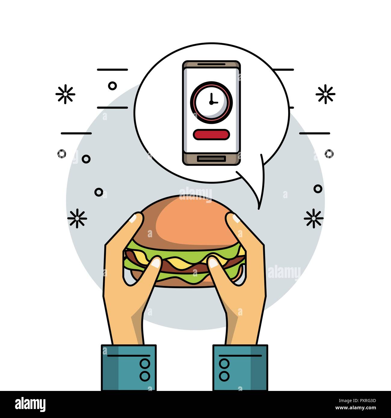 Online food order Stock Vector Image & Art Alamy