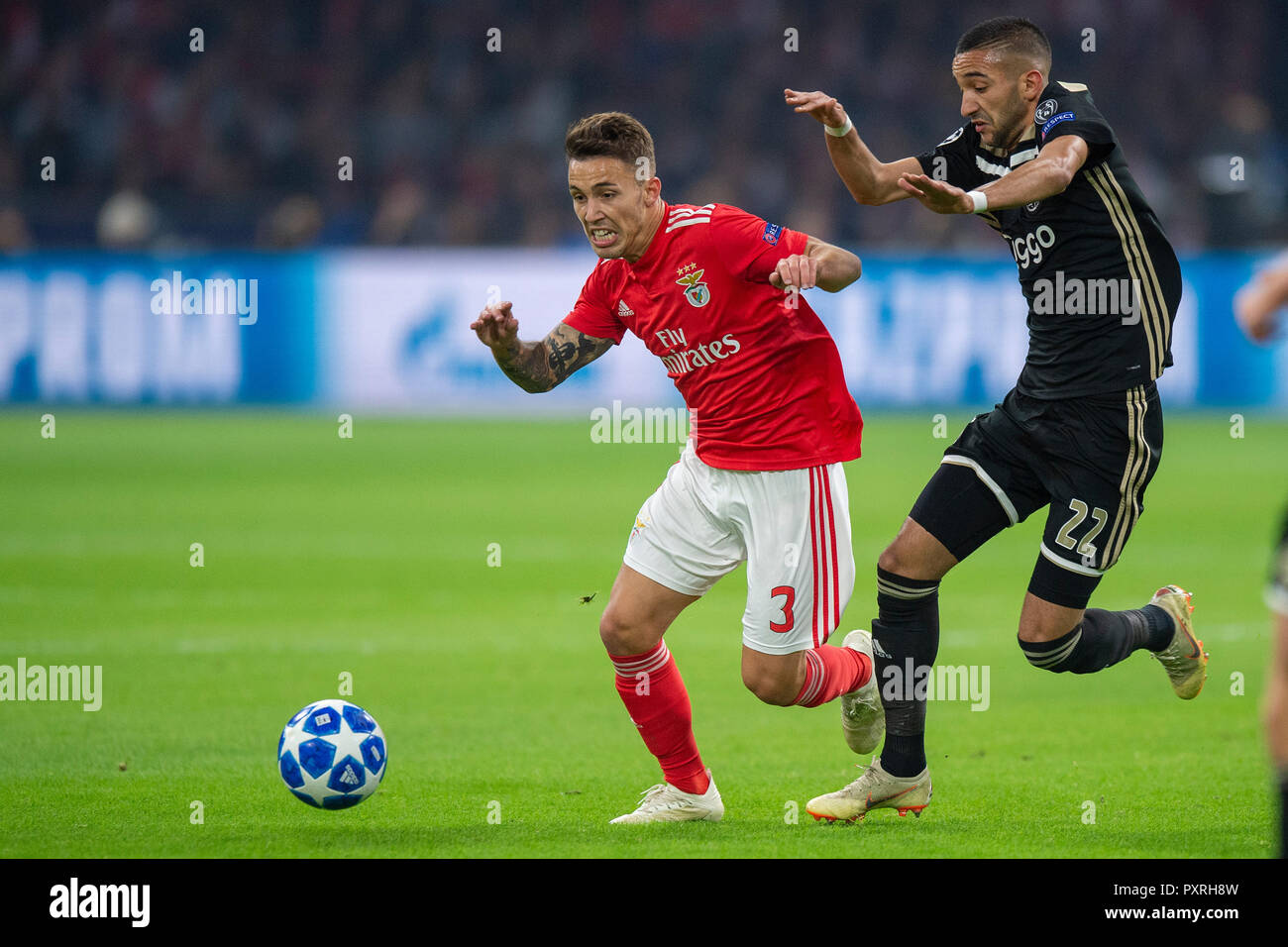 Amsterdam, Netherlands. 23rd October, 2018. Ajax v Benfica: Amsterdam ...